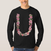 Cool Initial Alphabet Monogram Flowers Floral Let