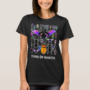 Cool Insect Collector of colourful bugs for bug hu T-Shirt