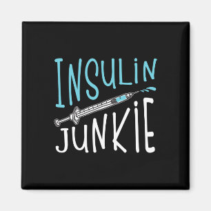 Cool Insulin Junkie Fun Diabetes Awareness Gift Me Magnet