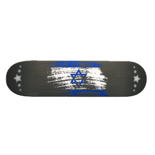 Cool Israeli flag design Skateboard