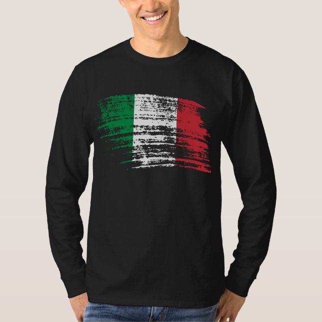 Cool Italian flag design T-Shirt (Front)