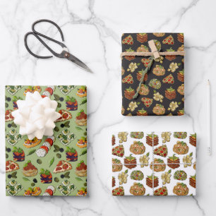 cool Italian tiled party pattern Wrapping Paper Sheet
