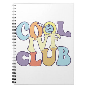 Cool IVF Club IVF Mum Dad Transfer Day Surrogate Notebook