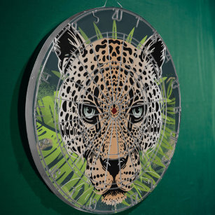 Cool Jaguar Amazon wild animal Dartboard