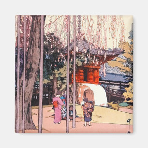 Cool japanese Cherry Tree in Kawagoe Yoshida art Magnet