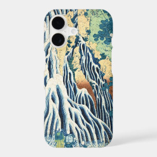 Cool japanese vintage ukiyo-e Hokusai waterfall