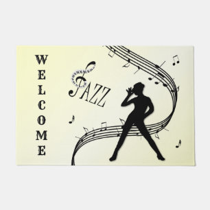 Cool Jazz Dance Welcome Doormat
