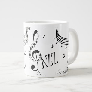 Cool Jazz Music Large Coffee Mug