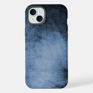 Cool Jeans Blue Stone Washed Grungy Vintage Look iPhone 15 Plus Case