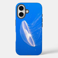 Cool Jellyfish Tentacles Bright Blue Water