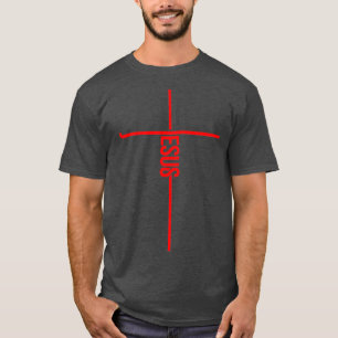 Cool Jesus Cross Gift For Men Women Funny Faith T-Shirt