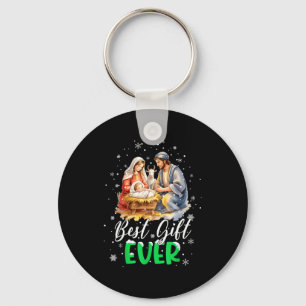 Cool Jesus Nativity Scene Christian Ever Christmas Key Ring