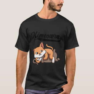 Cool Jiu Jitsu Kimura Cute Kawaii Kimeowra Cat Fun T-Shirt