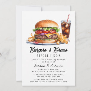 COOL Juice and Burgers  Invitation