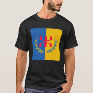 Cool Kabyle Amazigh Berber Algeria Kabylie Flag T-Shirt