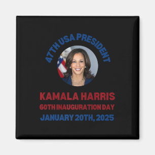 Cool Kamala Harris 2024 Inauguration Day Souvenir  Magnet