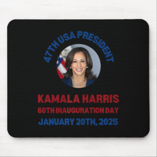 Cool Kamala Harris 2024 Inauguration Day Souvenir Mouse Pad