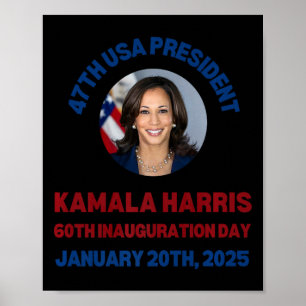 Cool Kamala Harris 2024 Inauguration Day Souvenir  Poster