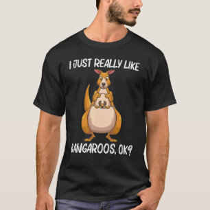 Cool Kangaroo For Men Women Autralian Kangaroo Mar T-Shirt