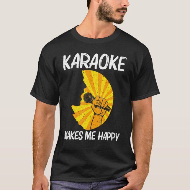 Cool Karaoke For Men Women Singer Karaoke Machine  T-Shirt (Front)