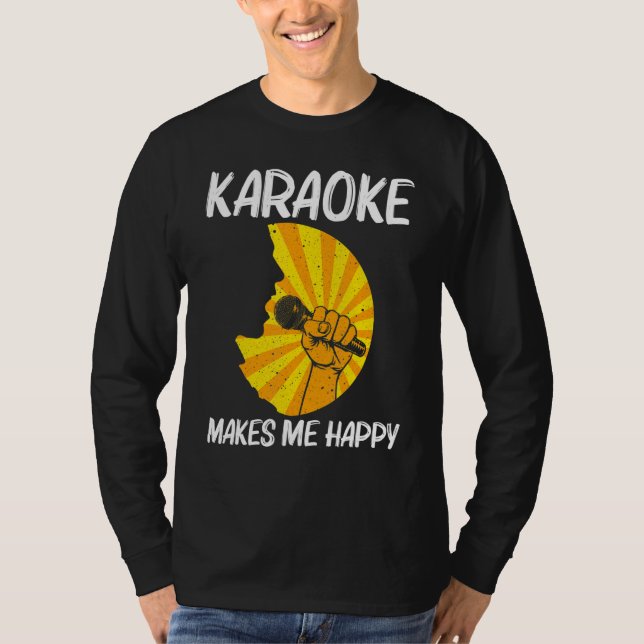 Cool Karaoke For Men Women Singer Karaoke Machine  T-Shirt (Front)