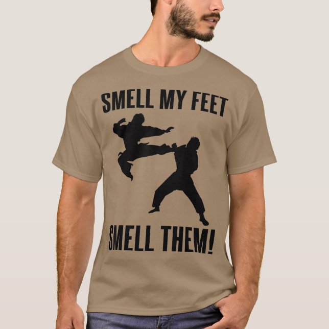 Cool Karate Gift For Boys Girls Funny Smell My T-Shirt (Front)