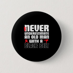 Cool Karate Humor Shirt For Men. Funny Martial Art 6 Cm Round Badge
