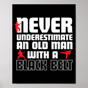 Cool Karate Humor Shirt For Men. Funny Martial Art Poster