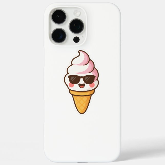 Cool Kawaii Ice Cream Case-Mate iPhone Case (Back)