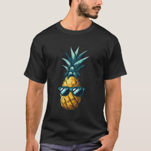 Cool Kawaii Pineapple - Fun Fruit Design T-Shirt