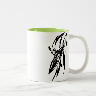 Cool Kayaking Two-Tone Coffee Mug