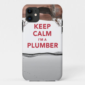 Cool "Keep Calm I'm a Plumber" iPhone 5/5S Case