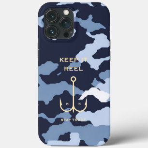 COOL KEEP IT REEL FISHING FATHER'S DAY CAMO iPhone 13 PRO MAX CASE