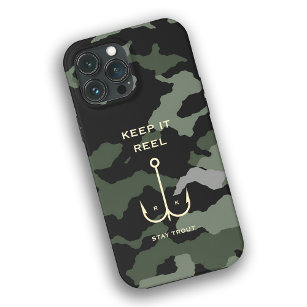 COOL KEEP IT REEL FISHING FATHER'S DAY CAMO iPhone 13 PRO MAX CASE