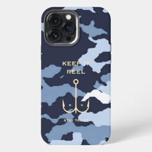 COOL KEEP IT REEL FISHING FATHER'S DAY CAMO iPhone 13 PRO MAX CASE