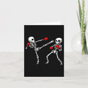 Cool Kickboxing Design For Men Women Kickboxer Box Card