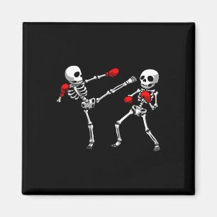 Cool Kickboxing Design For Men Women Kickboxer Box Magnet