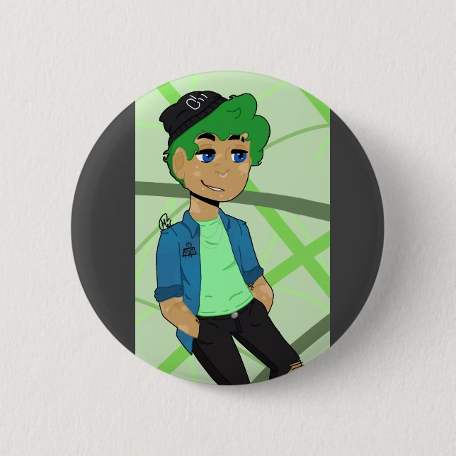 cool kid 6 cm round badge (Front)