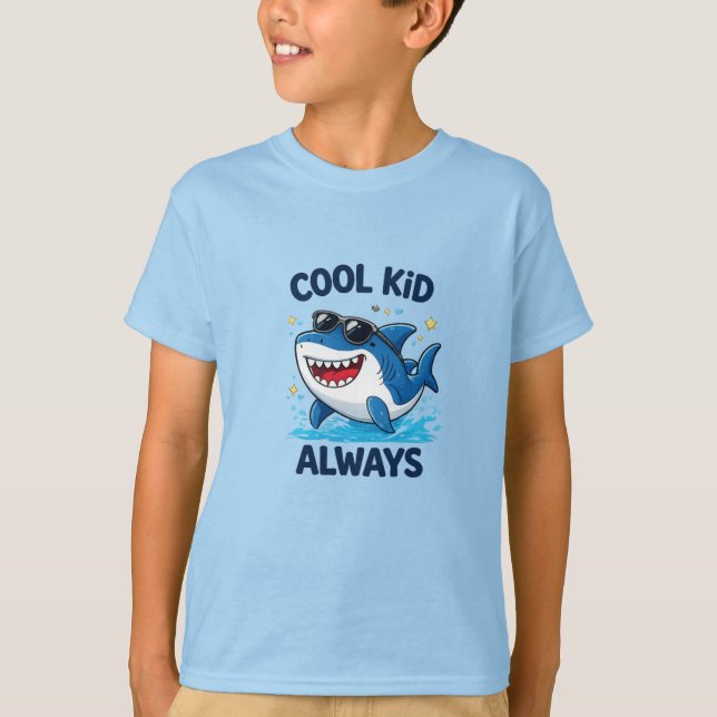 Cool Kid Shark T-Shirt (Front)