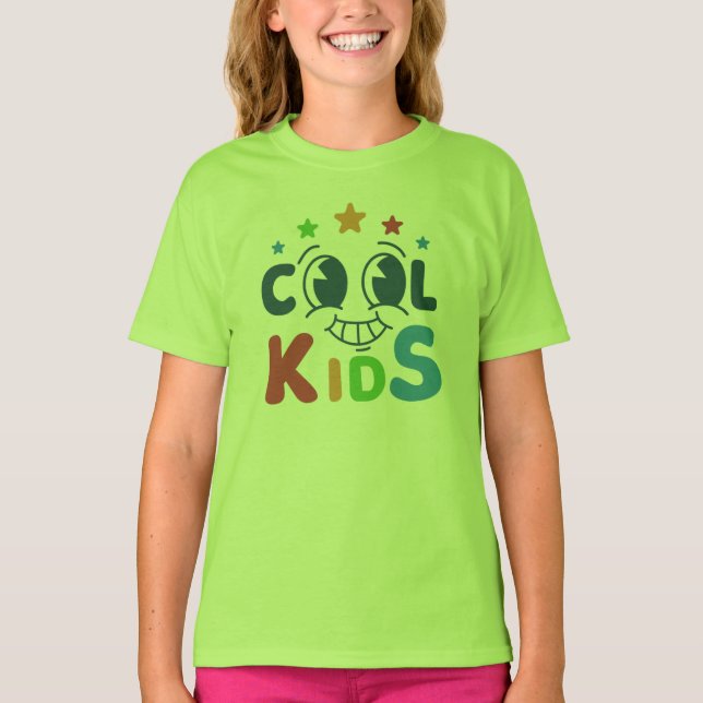 "Cool Kids Graphic T-Shirt – Fun and Stylish  (Front)