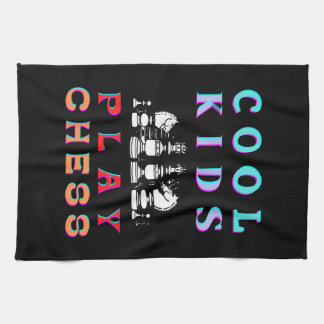 COOL KIDS PLAY CHESS TEA TOWEL