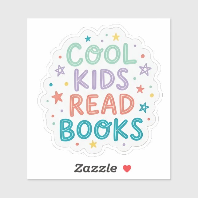 Cool Kids Read Books  - book lover reading (Sheet)
