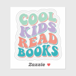 Cool Kids Read Books - wavy book lover reading