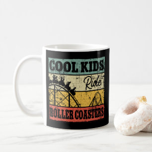Cool Kids Ride Roller Coasters Funny Coaster Train Coffee Mug