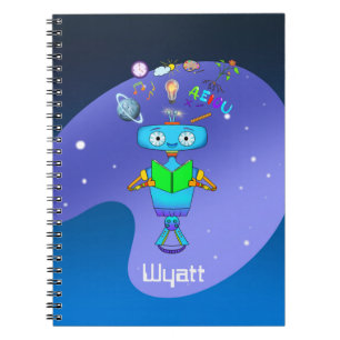 Cool Kids Robot Learning From Reading Notebook
