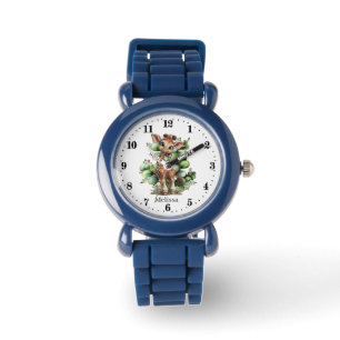 Cool kids unisex giraffe lovers add name watch