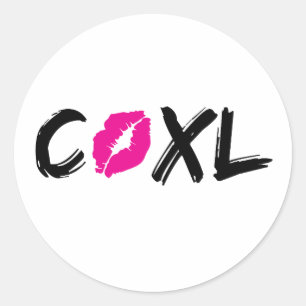 Cool Kiss X Sticker – Unique & Trendy Vinyl Decal