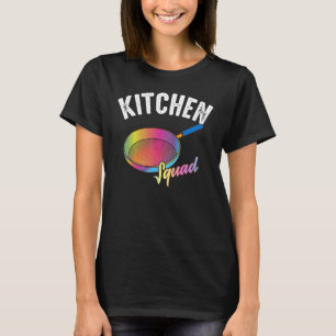Cool Kitchen Squad Pansexual Colour Pan Cuisine T-Shirt