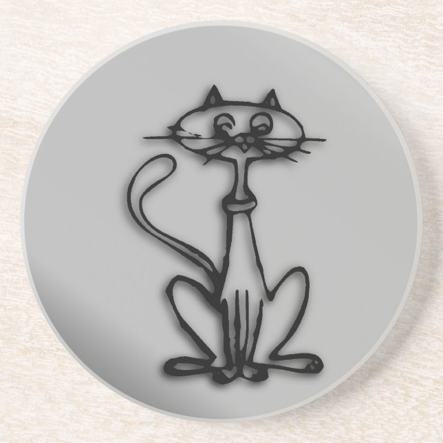 Cool Kitty Cat Coaster (Front)