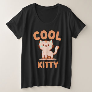 Cool Kitty Plus Size T-Shirt